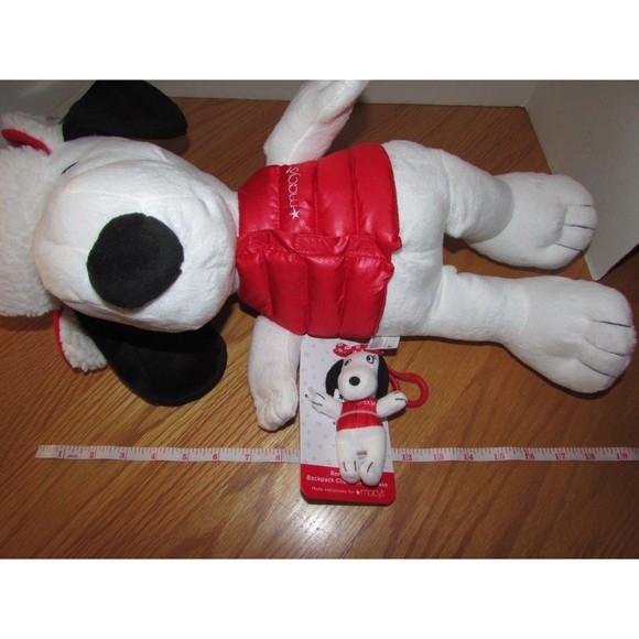 Exclusive MACY'S 2015 Signature Holiday Christmas SNOOPY Plush Toy Puppy Dog NWT - Picture 4 of 10